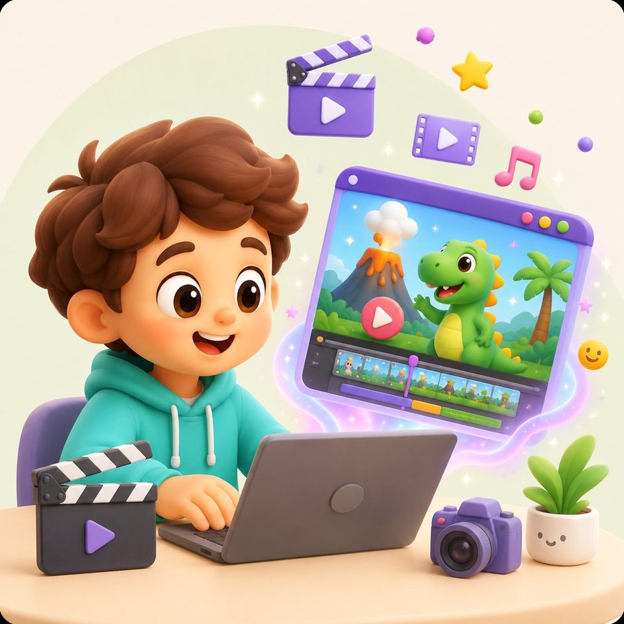 Video animado creado con inteligencia artificial